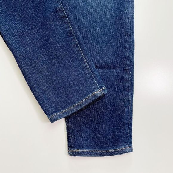 Madewell Curvy High-Rise Skinny Jean Tencel Stretch Orland Wash Dark Blue 27 - Picture 5 of 10